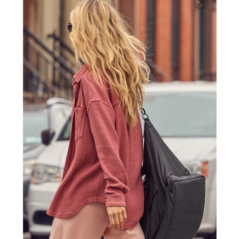 Aerie Anytime Fav Waffle Shirt